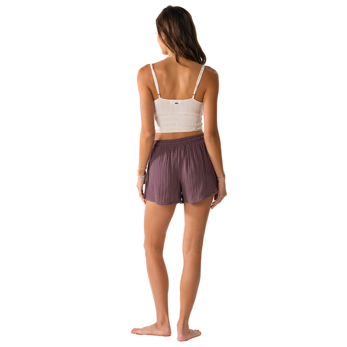 Lunar Sky Cotton Cabana Shorts, back