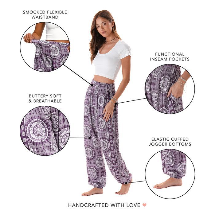 Madeira Harem Pants, feature callouts