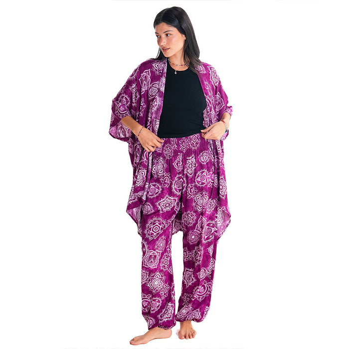 Magenta Chakra Lounge Set, front