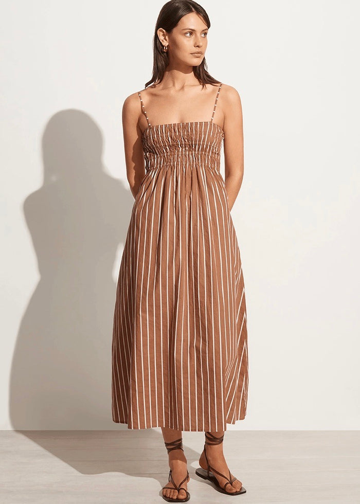 Marieka Midi Dress (Hazelnut)