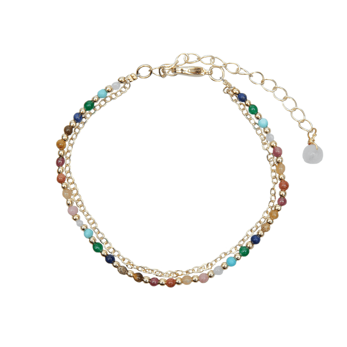 Master Healer 2mm Layered Healing Bracelet, flat lay