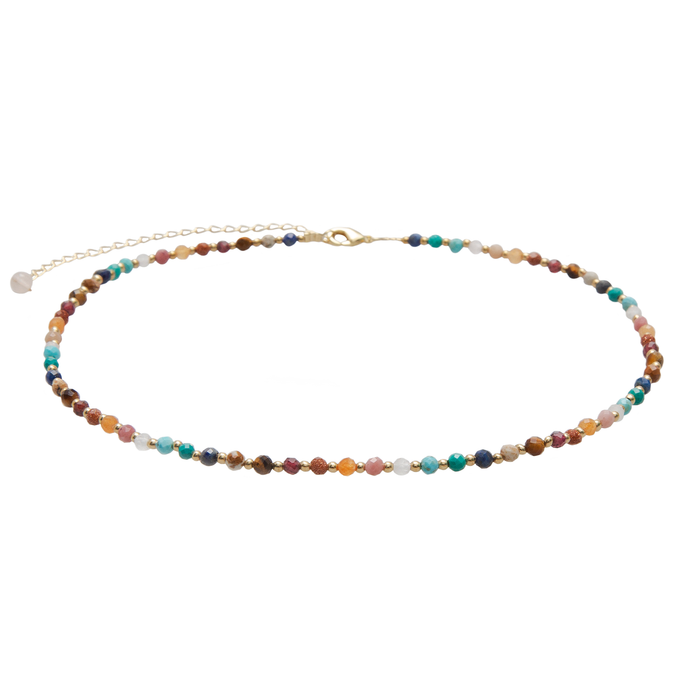 Master Healer 3mm + 2mm Necklace Stack, flat lay