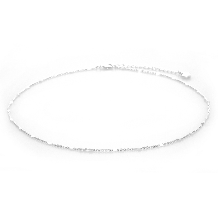 Master Healer 3mm Healing + Circles in the Sand Necklace Stack, flat lay silver chain