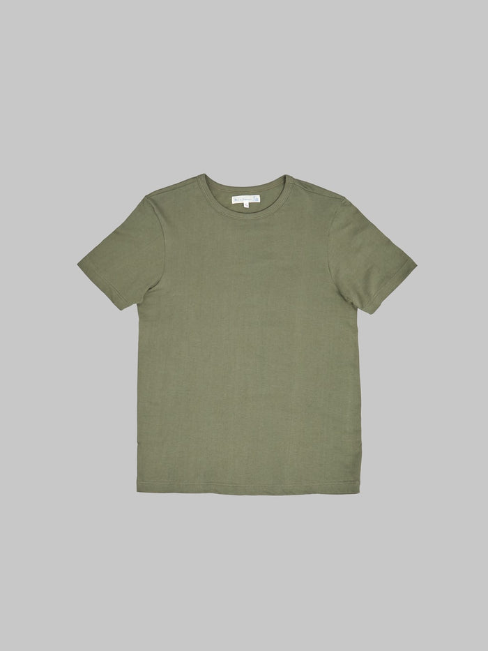 Merz b Schwanen 1950s Loopwheeled Classic TShirt army green front
