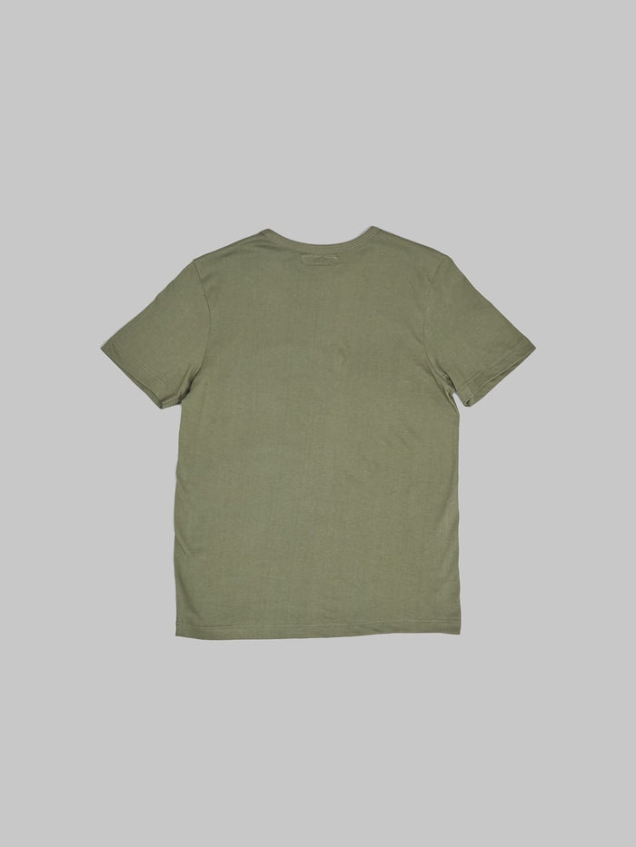 Merz b Schwanen 1950s Loopwheeled Classic TShirt army green back
