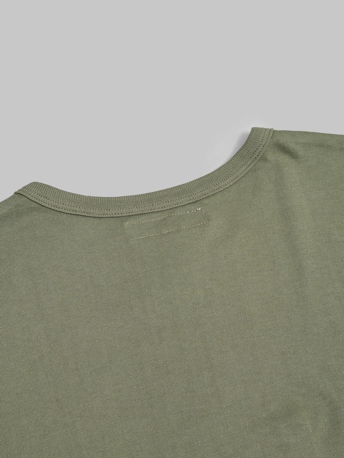 Merz b Schwanen 1950s Loopwheeled Classic TShirt army green texture