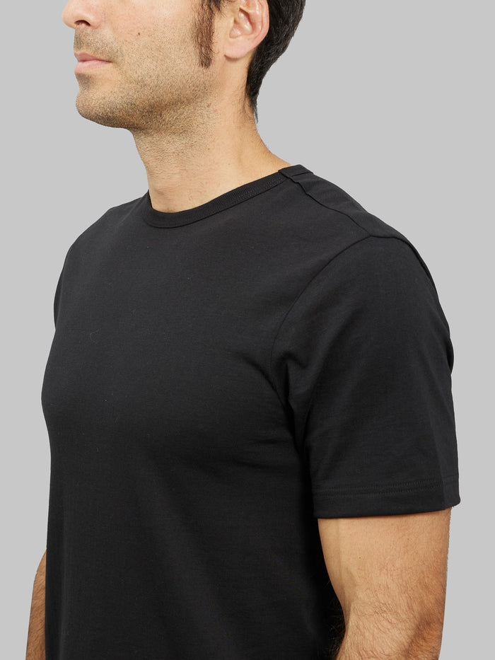 Merz b Schwanen 1950s Loopwheeled Classic TShirt Black chest details