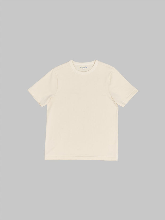 merz b schwanen 214 heavyweight loopwheeled Tshirt relaxed fit natural front