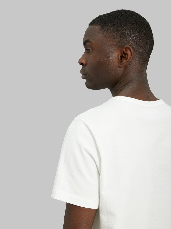 merz b schwanen 215 loopwheeled Tshirt classic white sleeve