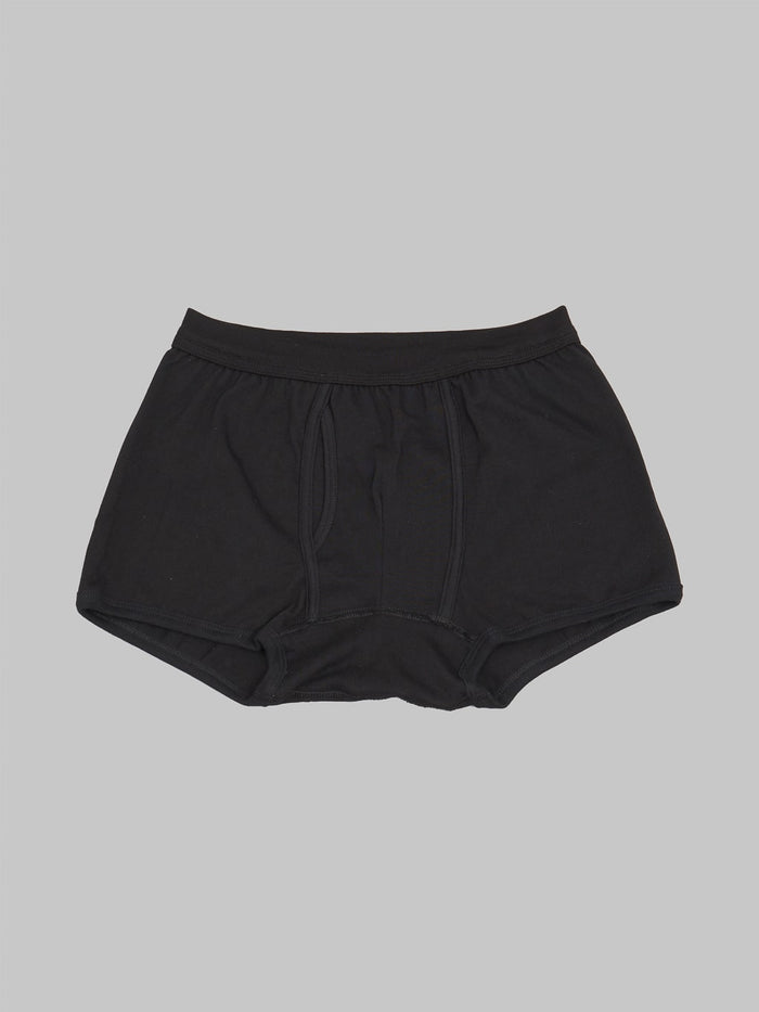 merz b schwanen 254 men loopwheeled boxer brief  black front