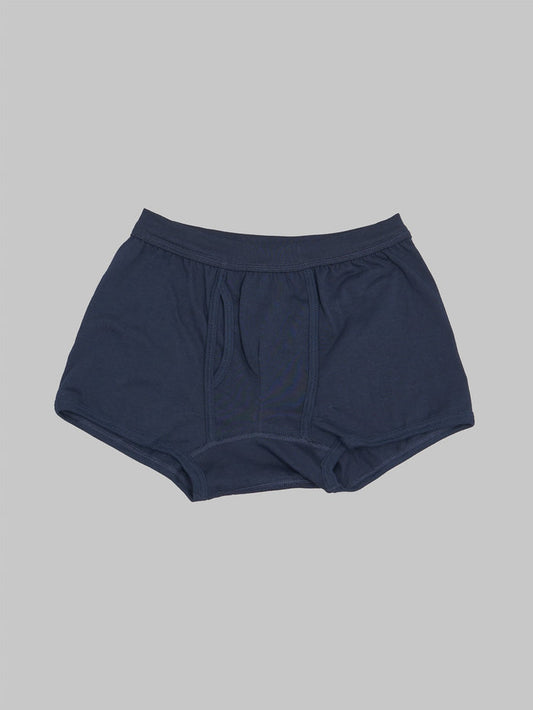 merz b schwanen 254 men loopwheeled boxer brief blue front