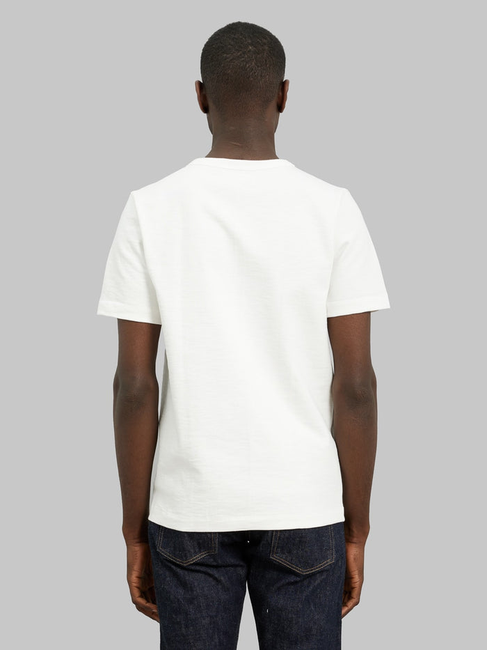 merz b schwanen 2S14 loopwheeled Tshirt heavy relaxed fit white back