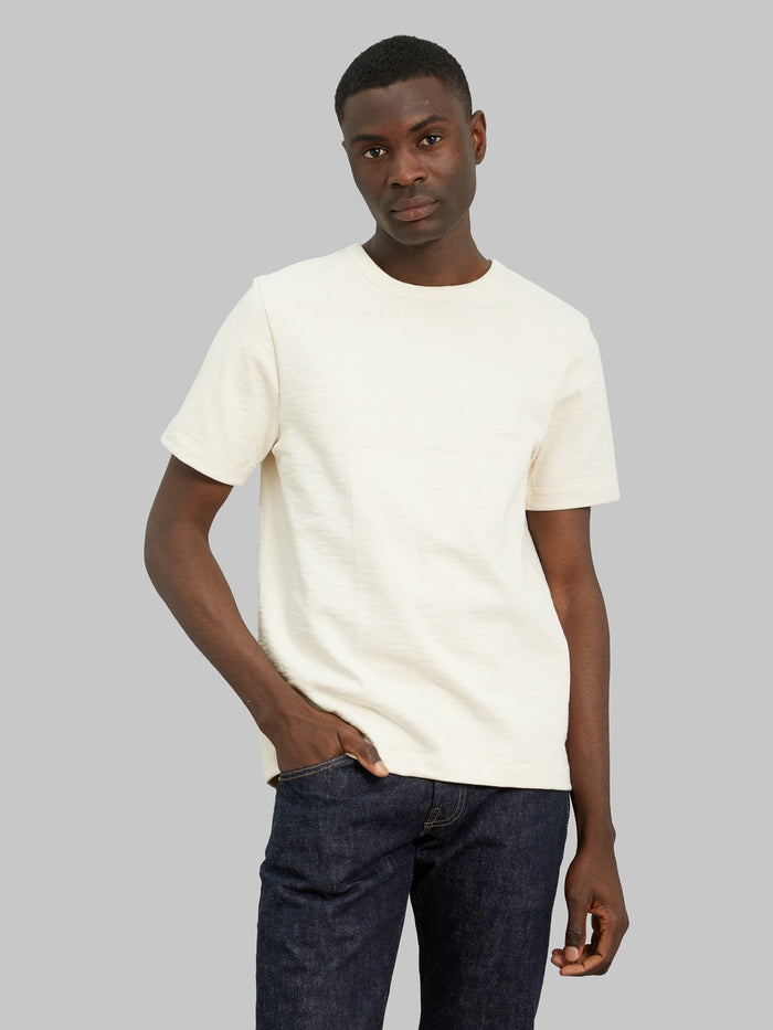 merz b schwanen 2S14 loopwheeled Tshirt heavy relaxed nature front fit