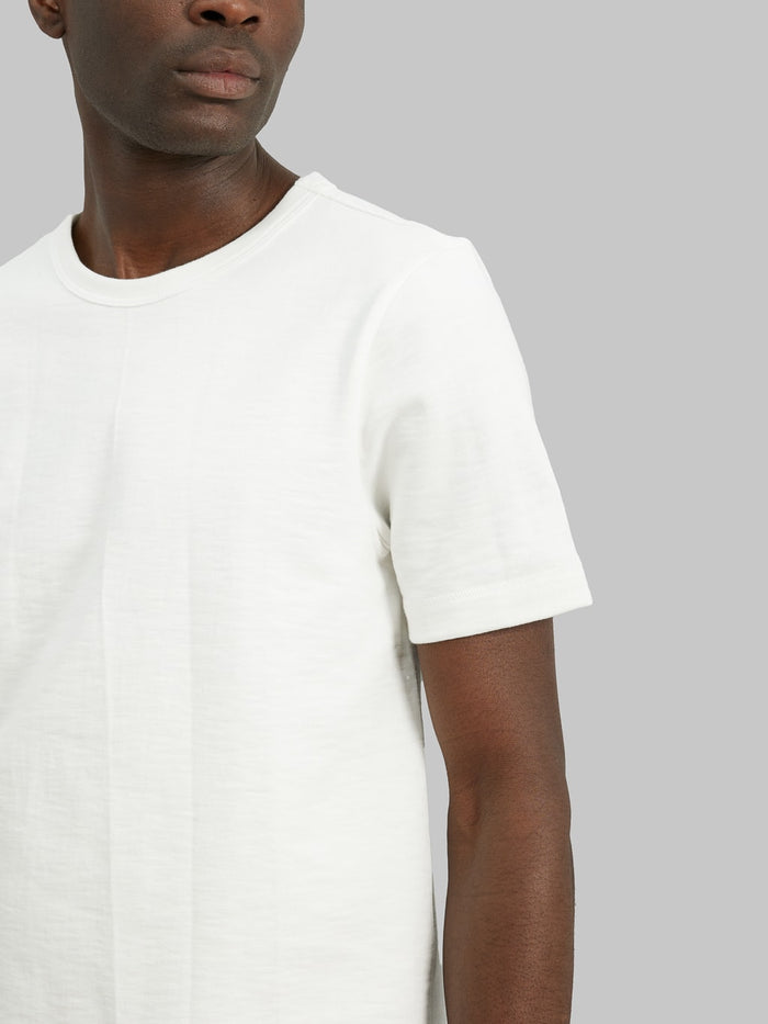 merz b schwanen 2S14 loopwheeled Tshirt heavy relaxed fit white  sleeve