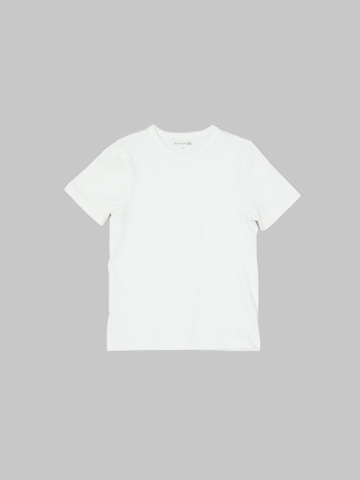 merz b schwanen 2S14 loopwheeled Tshirt heavy relaxed fit white front