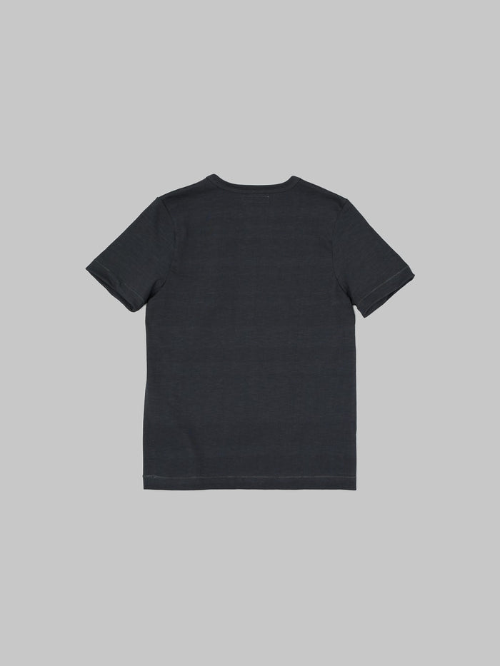 merz b schwanen good originals loopwheeled Tshirt charcoal  back