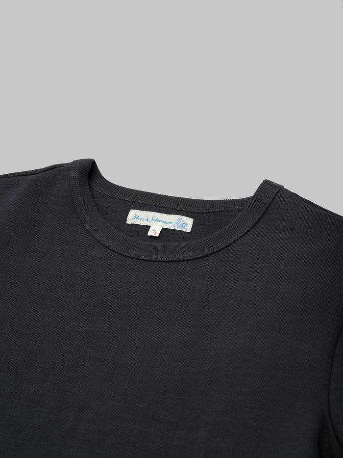 merz b schwanen good originals loopwheeled Tshirt charcoal  collar