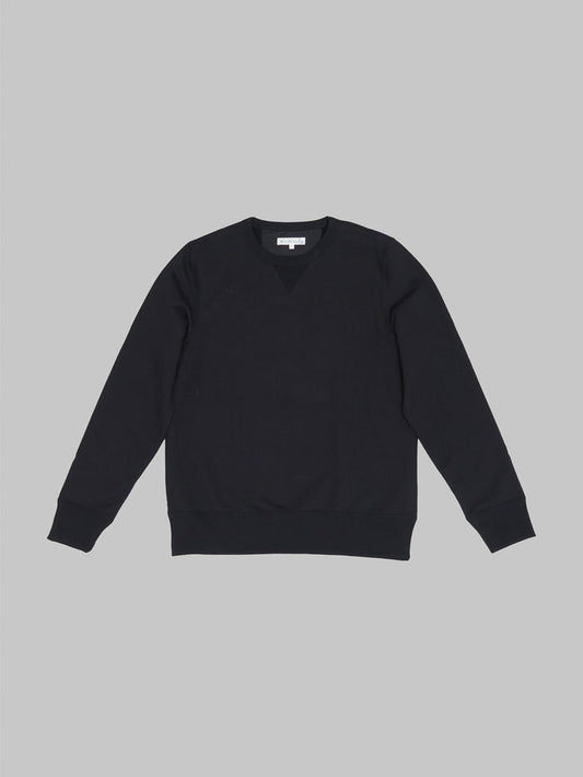 Merz b schwanen loopwheeled sweatshirt heavy black front view