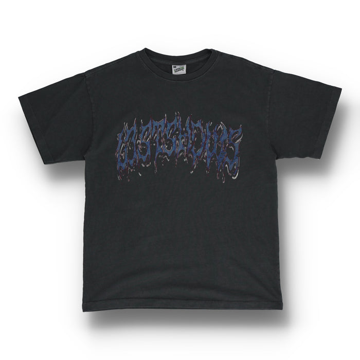 Metallic Font Black T-Shirt