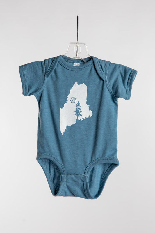 Mexicali Maine Pine Infant One Piece in Indigo
