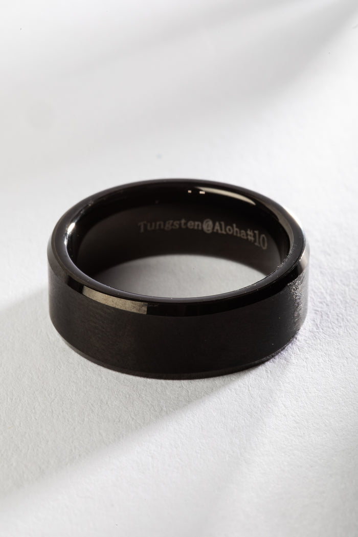 Mexicali Tungsten Ring in Black