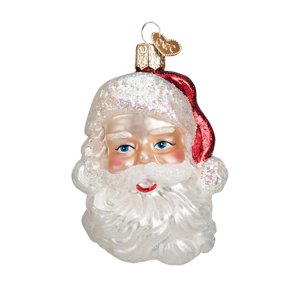 Mid Century Santa Head Ornament
