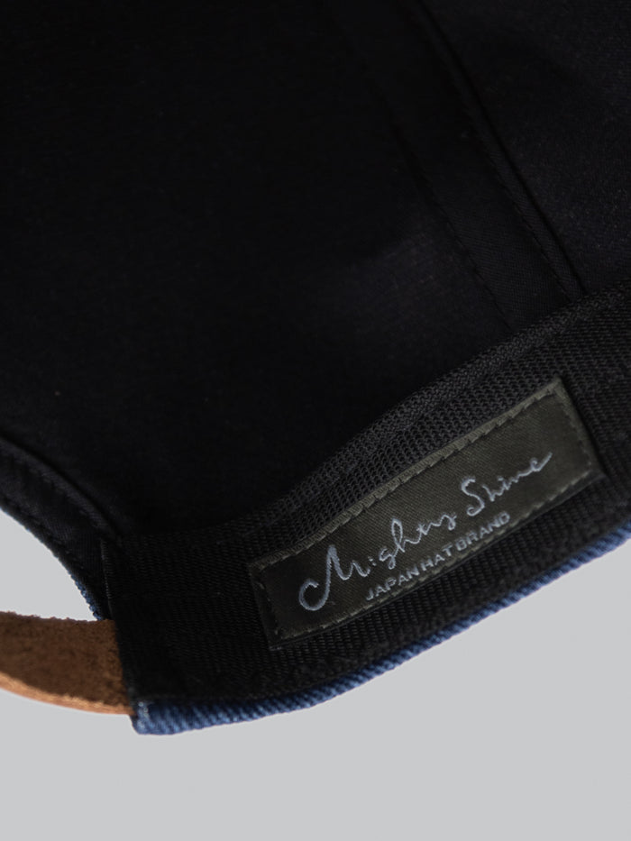 mighty shine flip cap c twill beige interior fabric