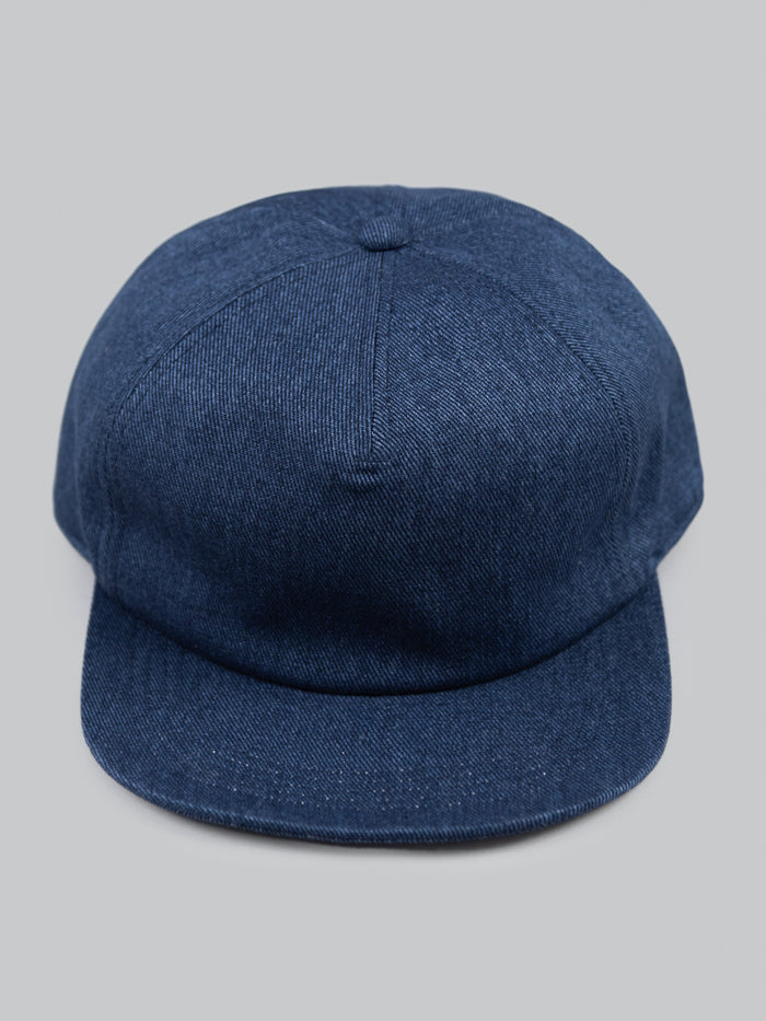 mighty shine flip cap c twill navy front