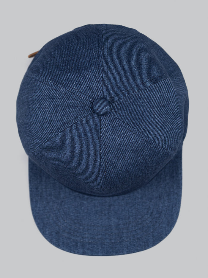 mighty shine flip cap c twill navy six panel