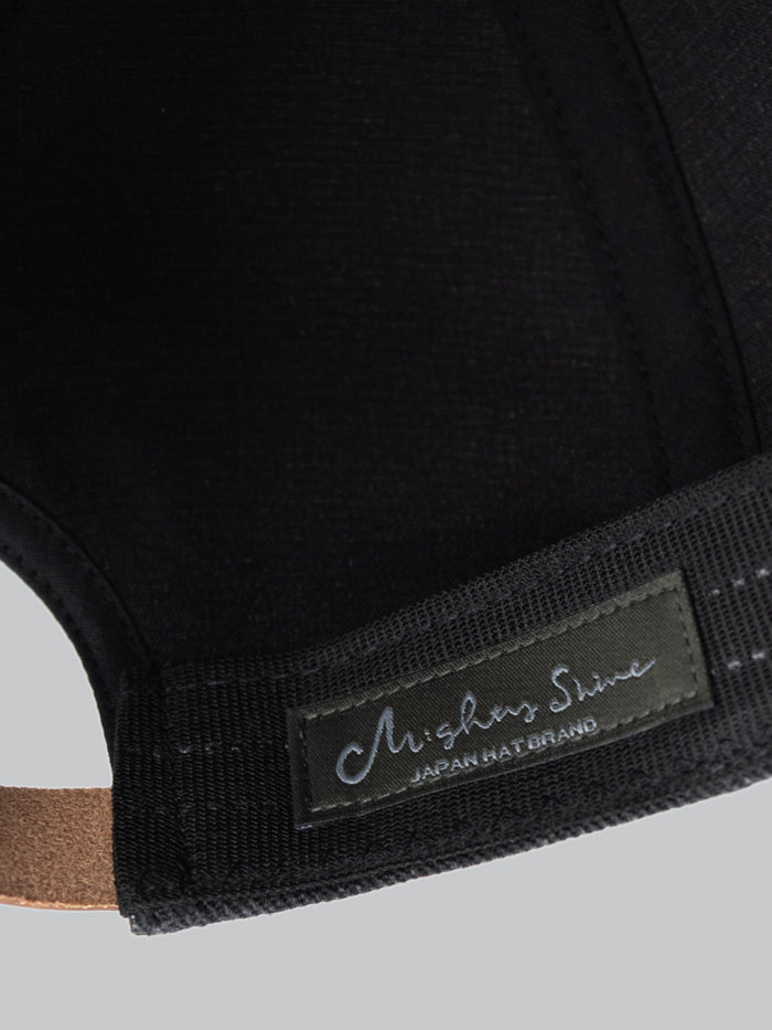 mighty shine flip cap c twill navy interior