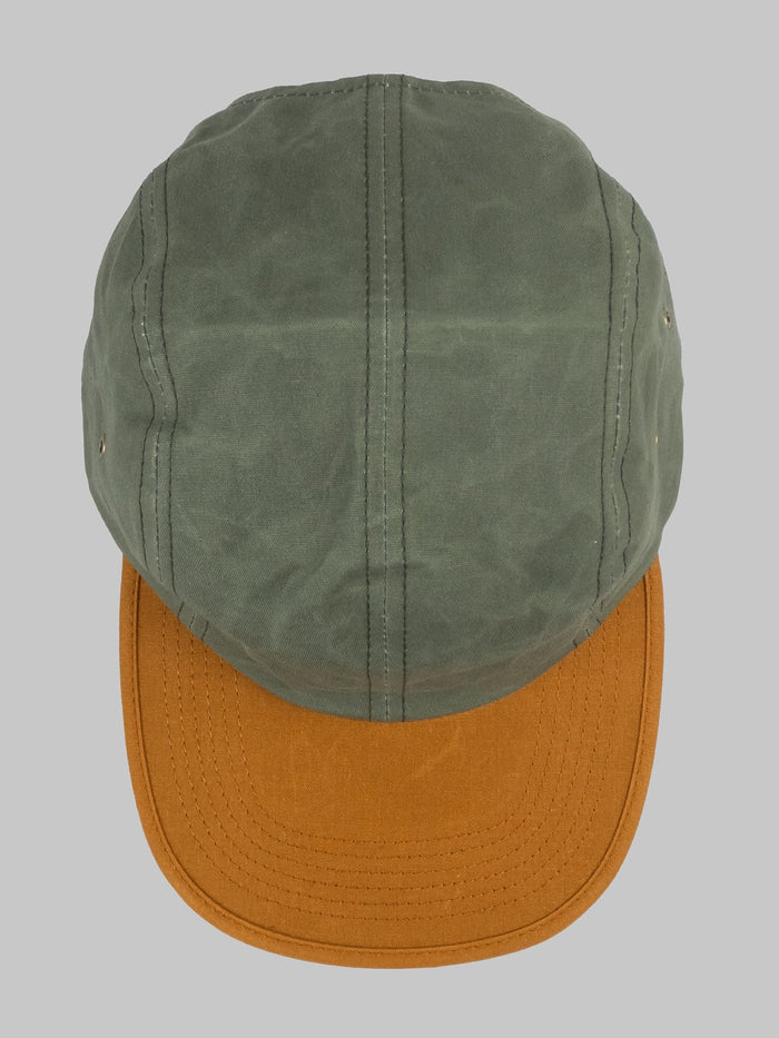 Mighty Shine Paraffin OX 4 Panel Cap khaki four panel crown