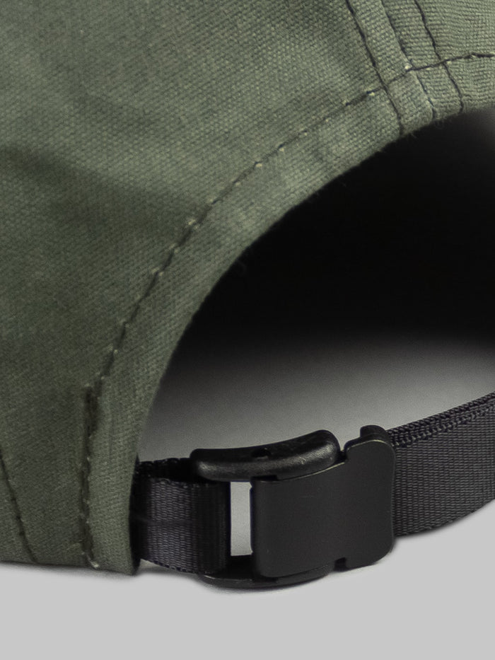 Mighty Shine Paraffin OX 4 Panel Cap khaki strap