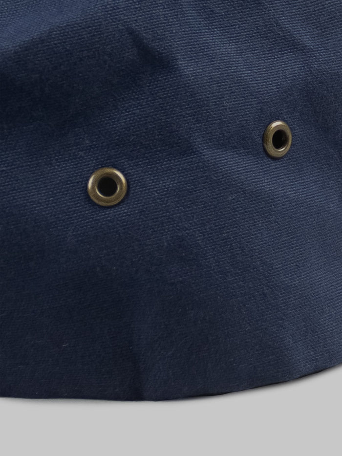 Mighty Shine Paraffin OX 4 Panel Cap navy ventilation holes