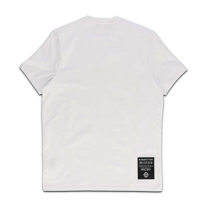 Milano Flame RV Cracks T shirt White