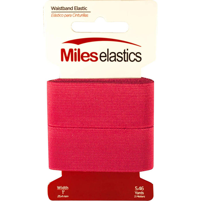 Miles Elastic Waistband Elastic 1/2" (12,7 mm) by 5,46 Yards (5 Meter) – Several Colors