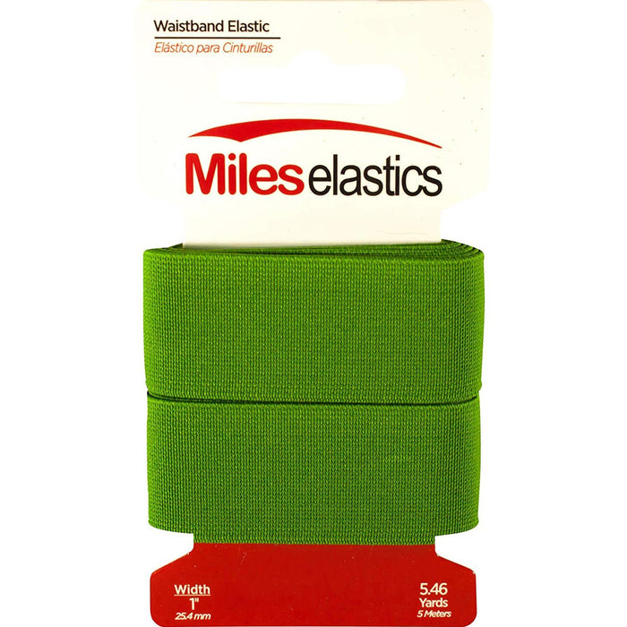 Miles Elastic Waistband Elastic 1/2" (12,7 mm) by 5,46 Yards (5 Meter) – Several Colors