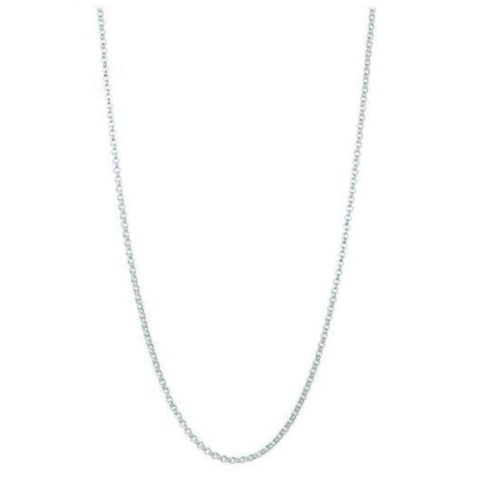 Mini Belcher silver chain necklace