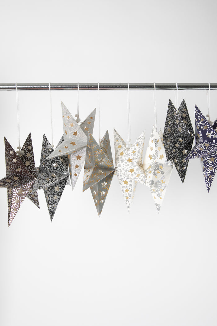 Black and white party star pack