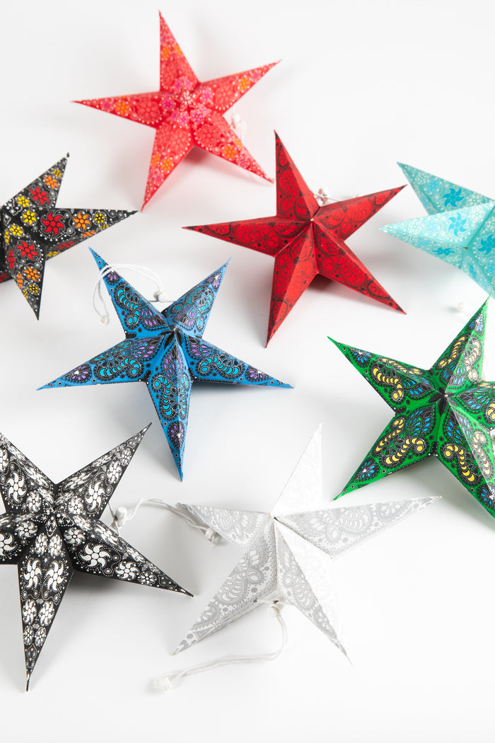 Multi Colored party star pack