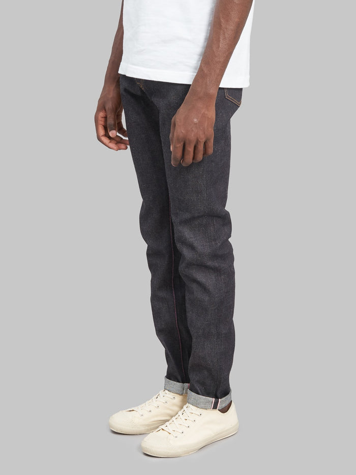 Momotaro 0405 12oz high Tapered Jeans side look