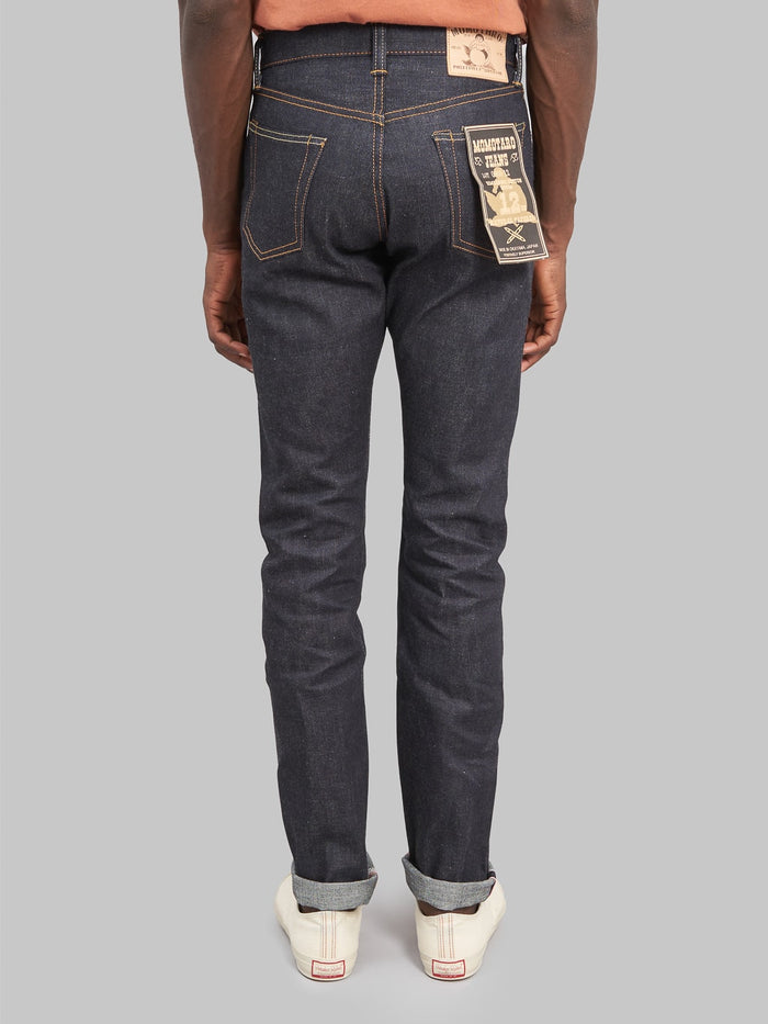 Momotaro 0605 12oz Natural Tapered Jeans back