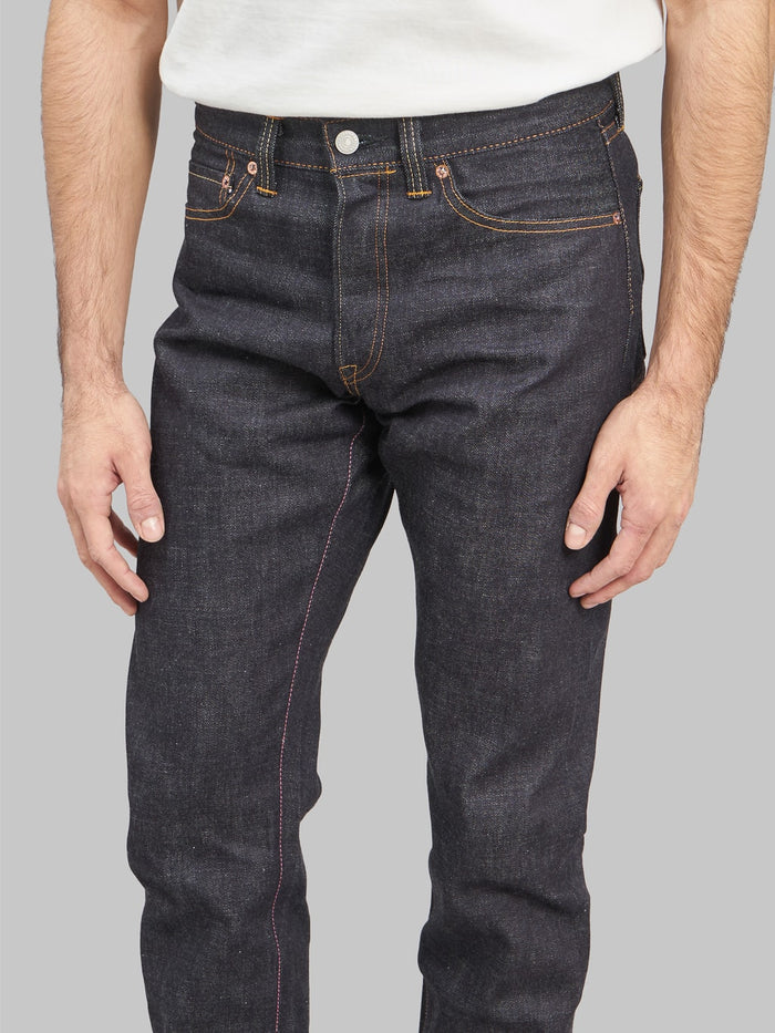 momotaro 0605 13 indigo jeans natural tapered 13oz inseam