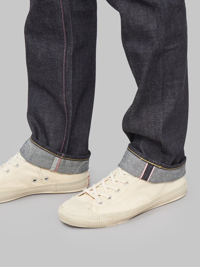 momotaro 0605 13 indigo jeans natural tapered 13oz selvedge id