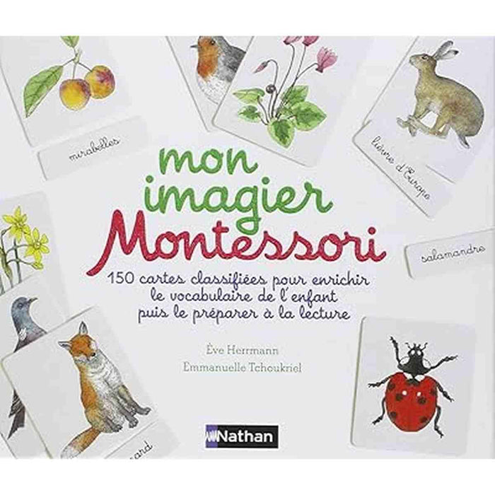 Mon coffret imagier Montessori 150 cartes pour enrichir le vocabulaire de l'enfant