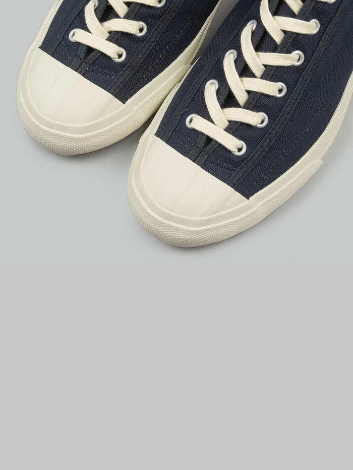 Moonstar gym classic deep navy vulcanized sneakers toe reinforced