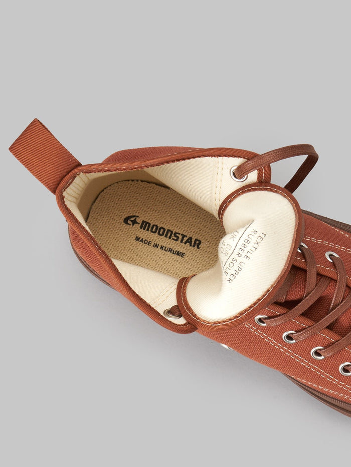 moonstar hi basket fine vulcanized brown sneakers insole