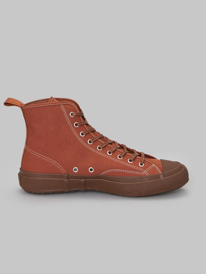 moonstar hi basket fine vulcanized brown sneakers ventilation holes