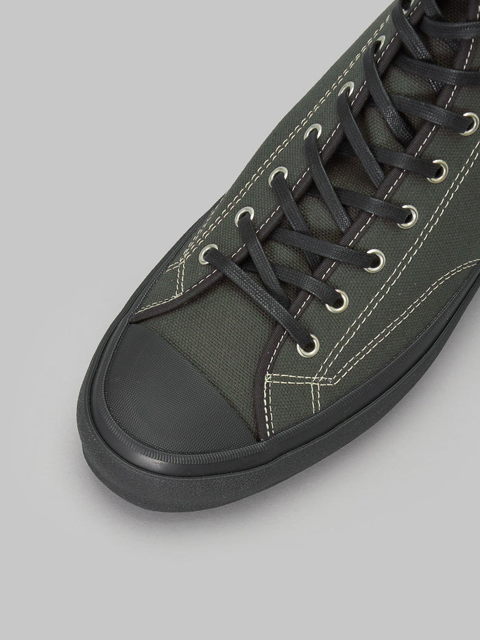 Moonstar Hi Basket Vulcanized  Rubber Charcoal Sneakers reinforced toe