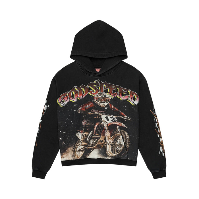 Motocross  Black Hoodie
