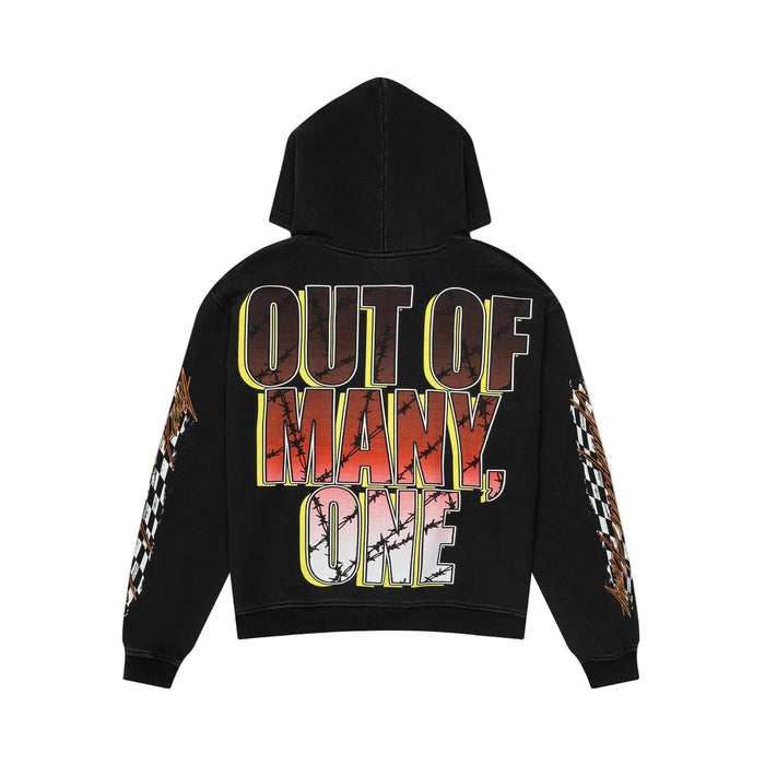 Motocross  Black Hoodie